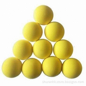 Foam golf practice balls, various colors are available